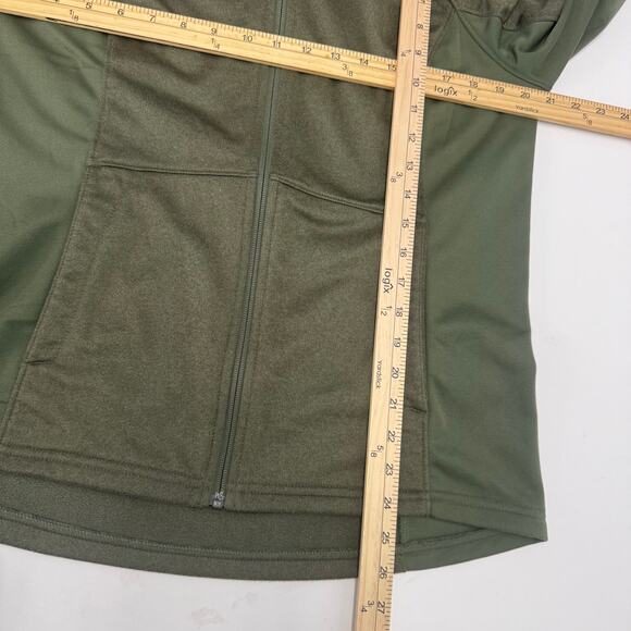 The North Face Women Fullzip Hoodie Green sz L Athletic Sporty Gorpcore Active - Picture 5 of 8
